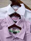 Ironed collars aren't squashed when cascaded